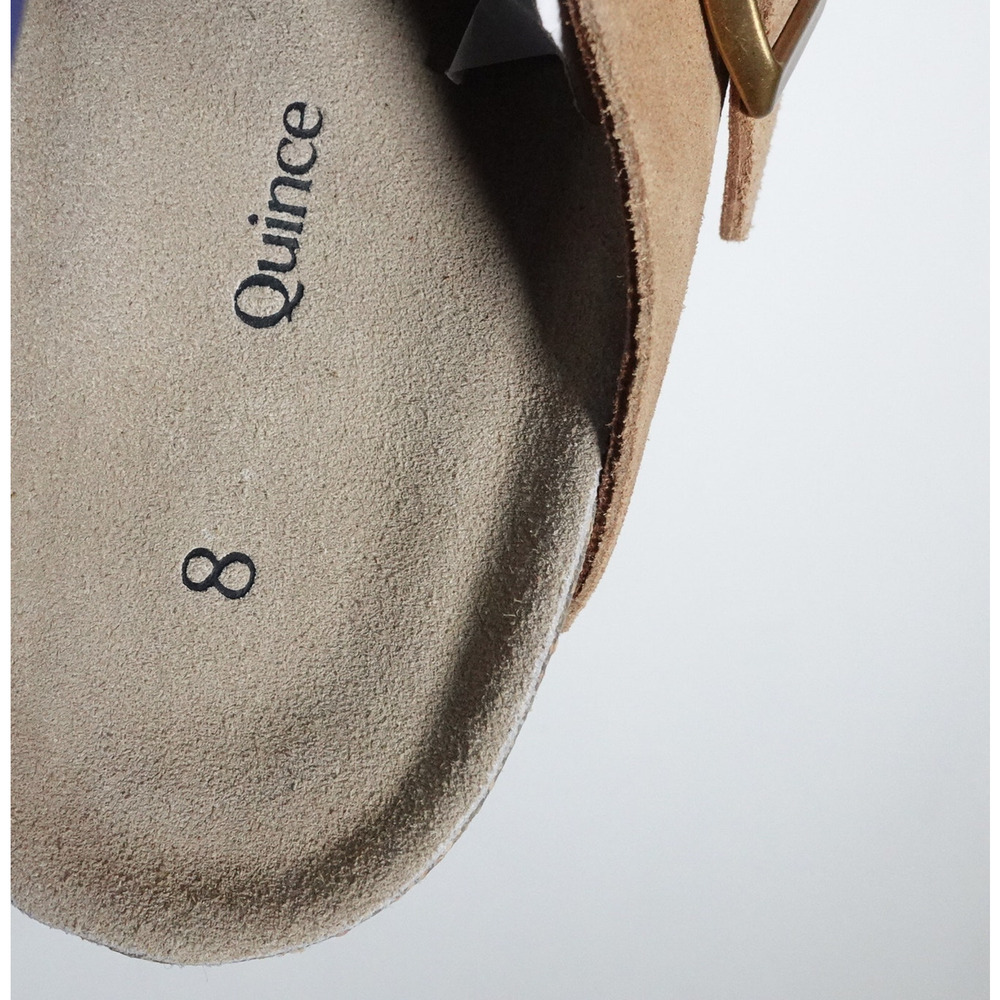 Quince Women's Water Repellant Suede Clog Mule Shoes Pecan Brown Sz 8 5693-78 - Picture 8 of 8